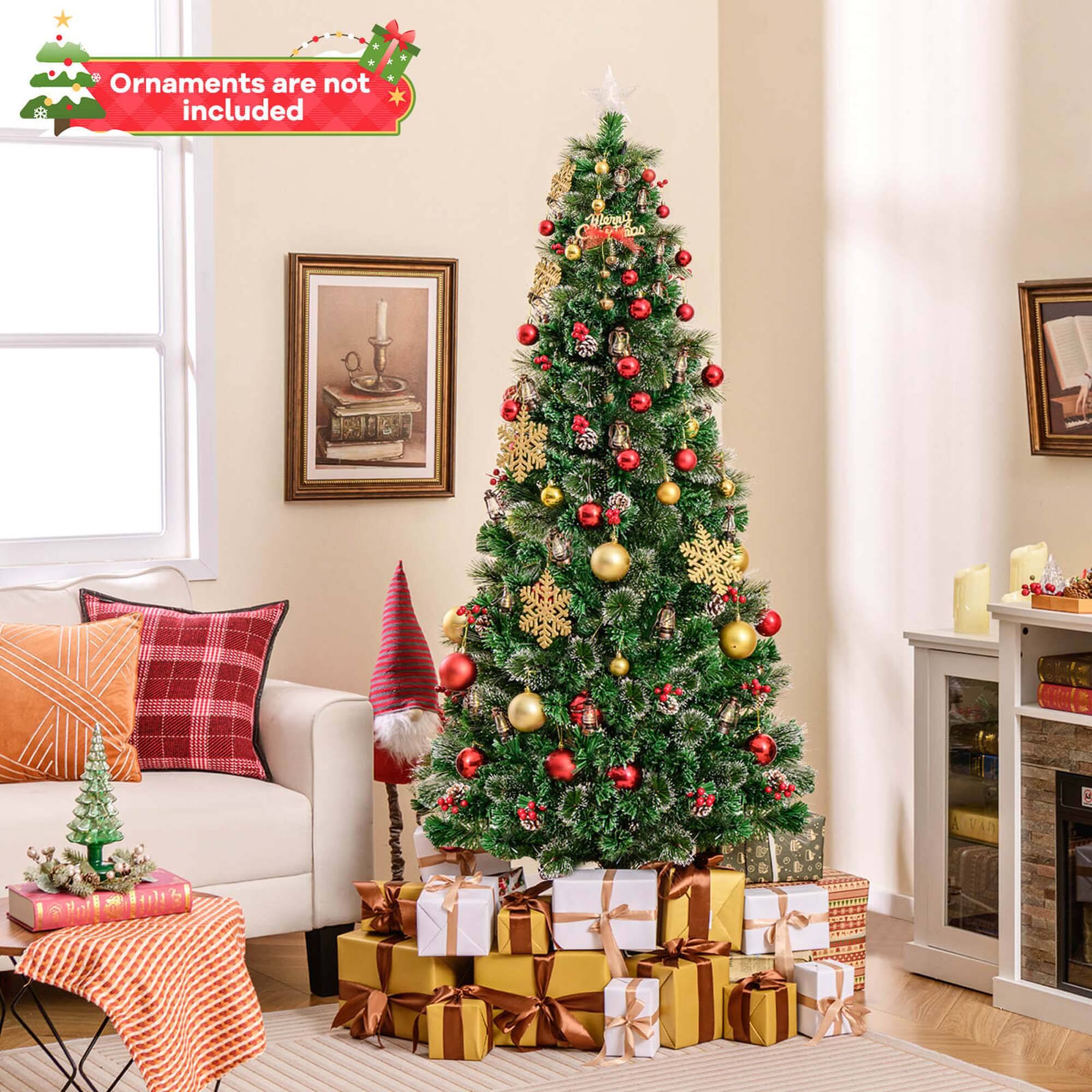 Ornaments are not included.