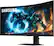 Alt View 2. Samsung - 40" Odyssey G75F WUHD 180Hz 1ms AMD FreeSync Prem Pro Curved Gaming Monitor with HDR 600 (DisplayPort, HDMI) - Black.