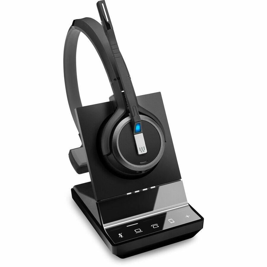 Alt View 4. EPOS - EPOS IMPACT SDW 5035 - US Headset - Mono - Wireless - DECT - 590.6 ft - 150 Hz to 11 kHz - On-ear - Monaural - Noise - Black.