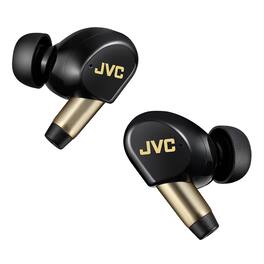 JVC - WOOD Masterpiece Wireless Noise Cancelling Earbuds - Black