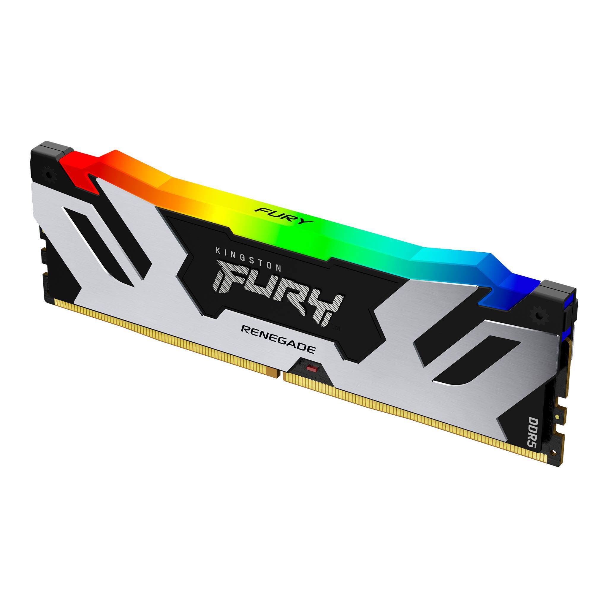 Alt View 11. Kingston - FURY Renegade RGB XMP 32GB (2PK 16GB) 6400 MHz DDR5 CL32 DIMM Desktop Memory Kit.
