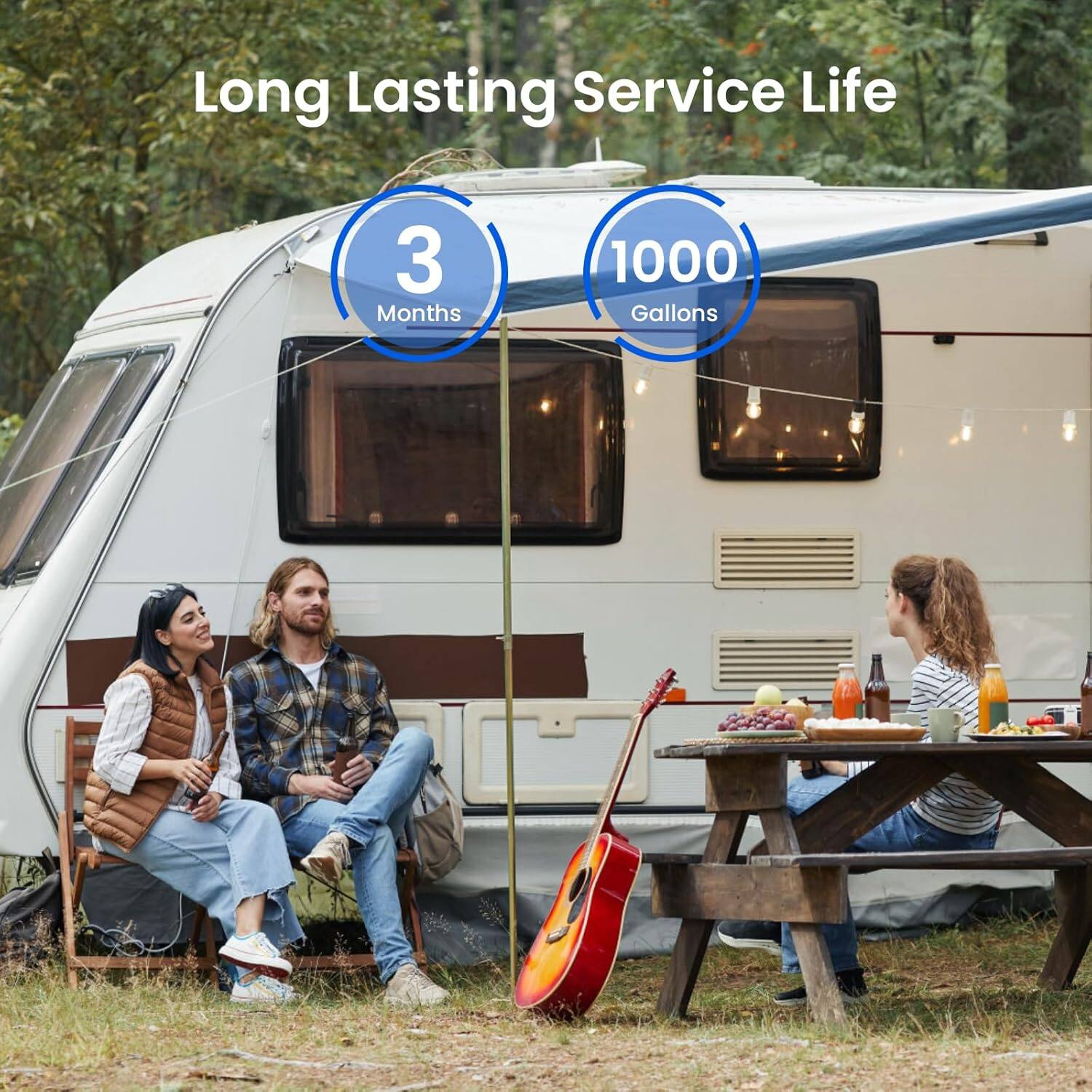 Long Lasting Service Life

3 Months

1000 Gallons