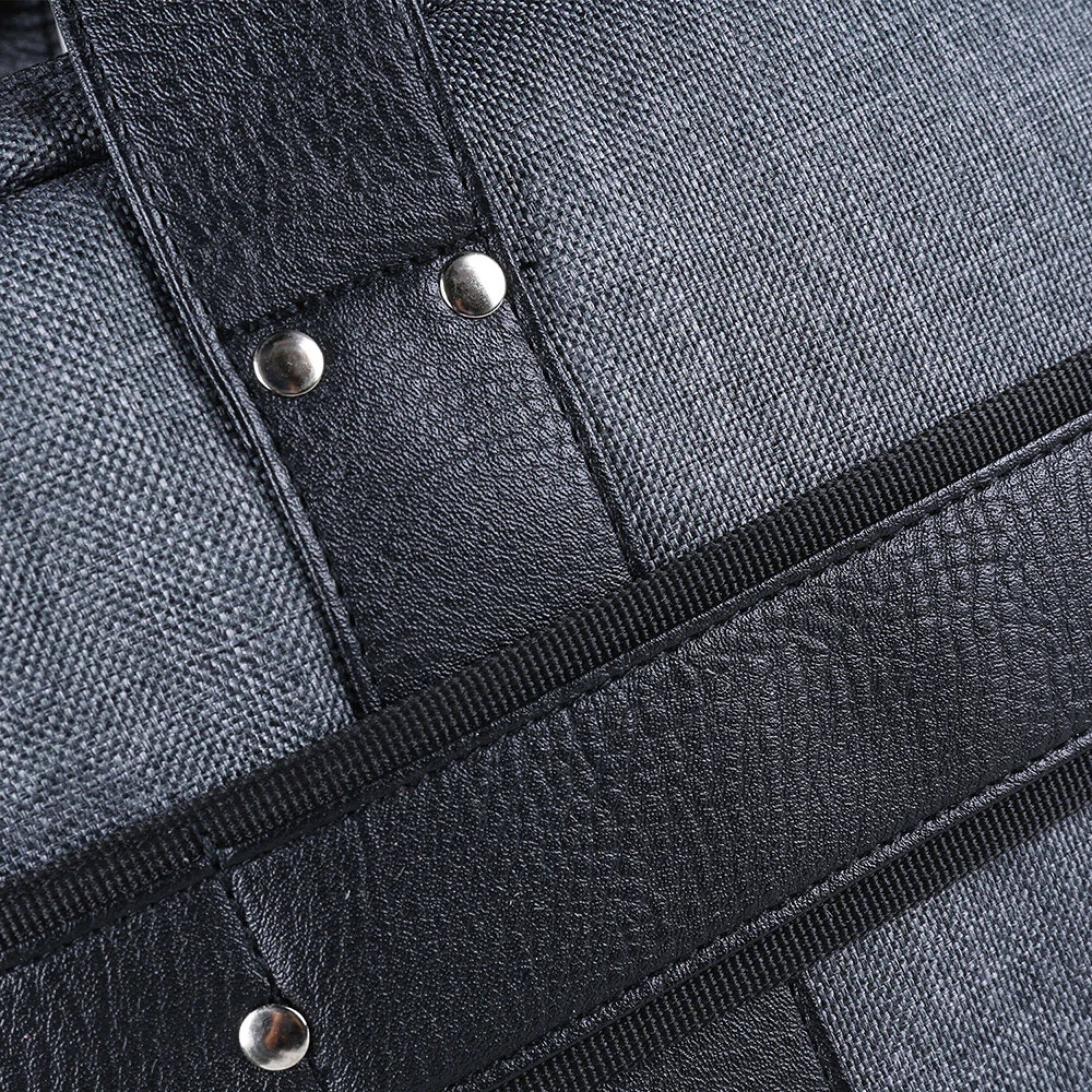 Alt View 2. Kitcheniva - Twill Weave Tablet Shoulder Messenger Bag Briefcase For 13" iPad - Gray.