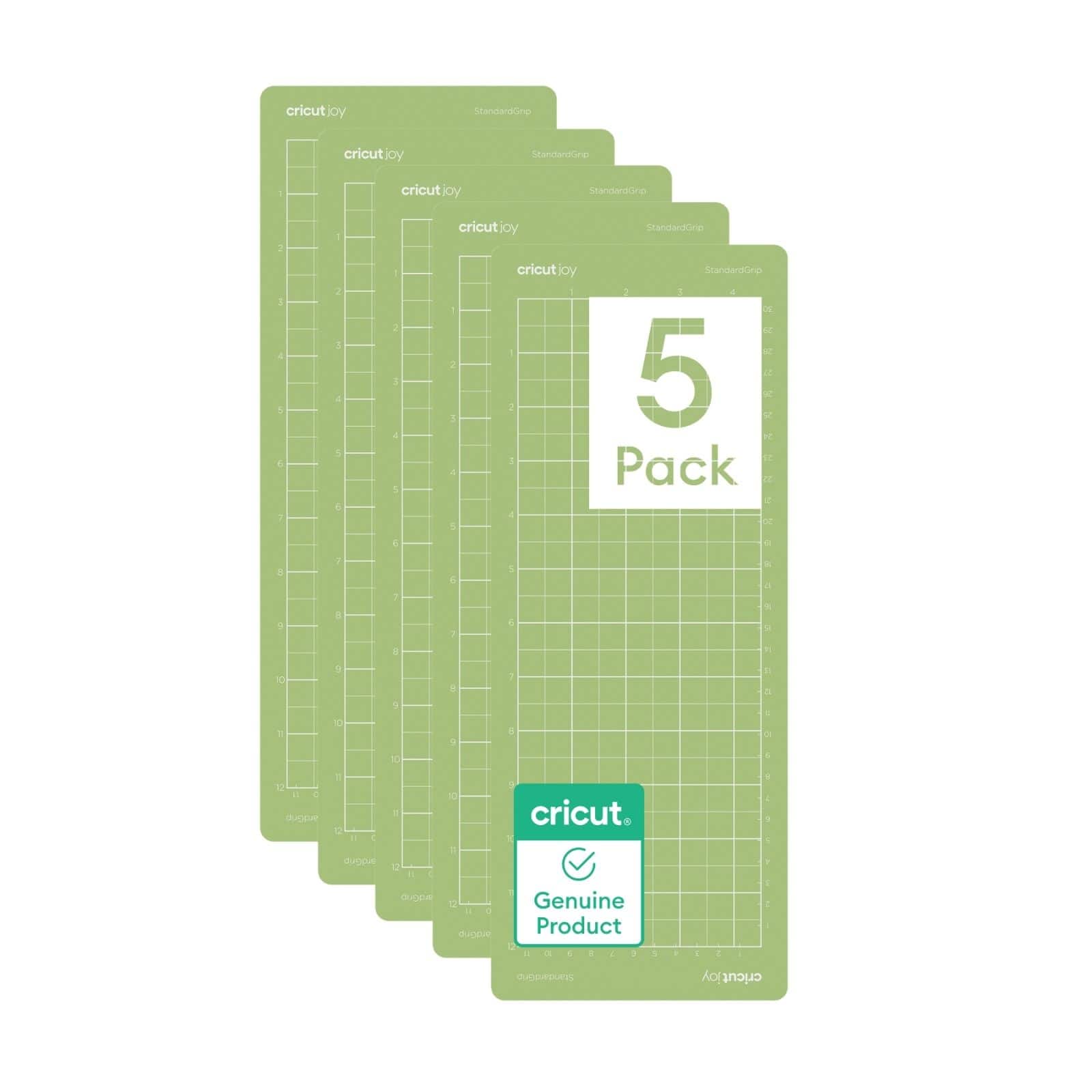 Cricut - Joy Standard Grip Machine Mat - 4.5 in x 12 in (5 ct)