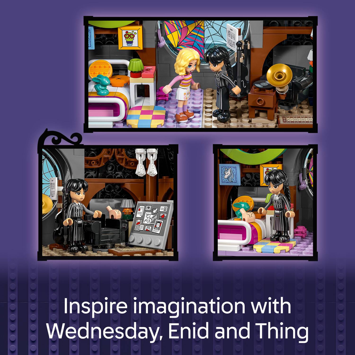 Inspire imagination with Wednesday, Enid and Thing.