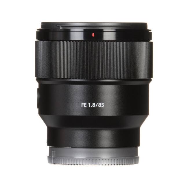 Alt View 1. Sony - Sony FE 85mm f/1.8 Lens - International Model (International Model) - Black.