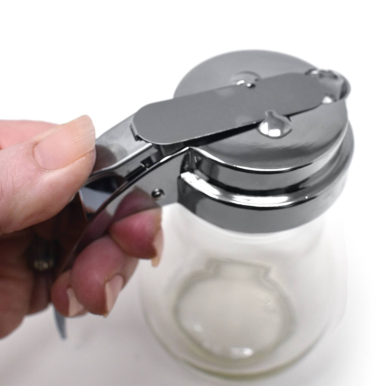 Alt View 2. Norpro - 12-Ounce Syrup Dispenser - Silver.