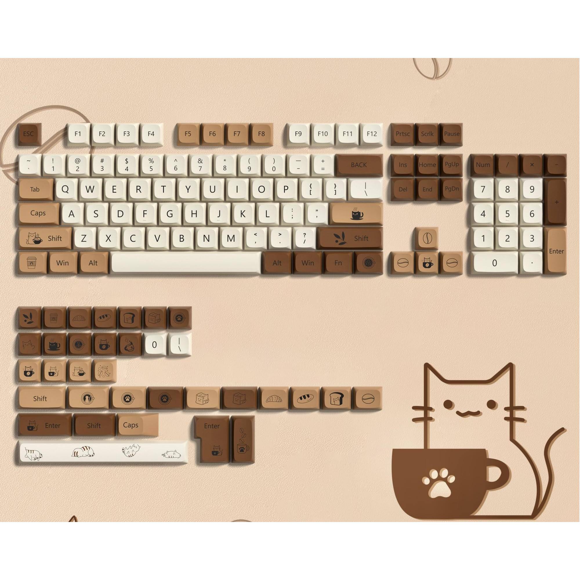 Reds Spade Retro Keycaps Style Double Shot Pbt Set Dye Sublimation ...