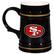 Alt View 1. Evergreen Enterprises - San Francisco 49ers 24oz. Ceramic Stein Cup with Gift Box - Multicolor.