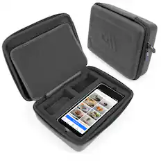 Front. CASEMATIX - Carry Case for Square Handheld Credit Card Machine Point of Sale Card Reader and Accessories.
