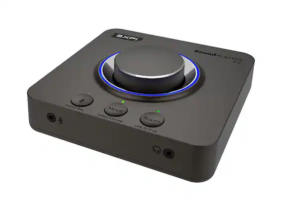 Sound Blaster X4
SXFI
AUDIO BAL
MODE
DIRECT MODE
SXFI
LINE OUT/HP