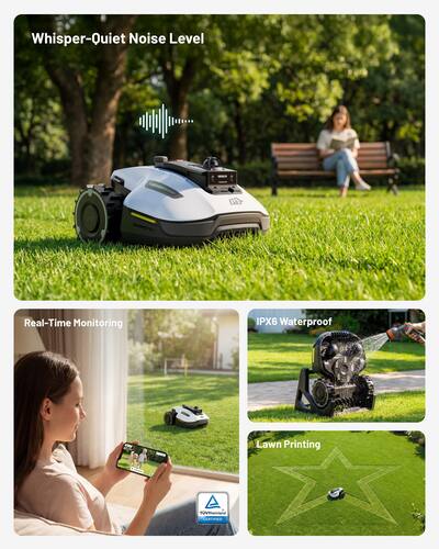 MAMMOTION YUKA mini 2 1000H Robot Lawn Mower, 0.25 acre, LiDAR 360 MAMMOTION YUKA mini 2 1000H Robot Lawn Mower, 0.25 acre, LiDAR 360