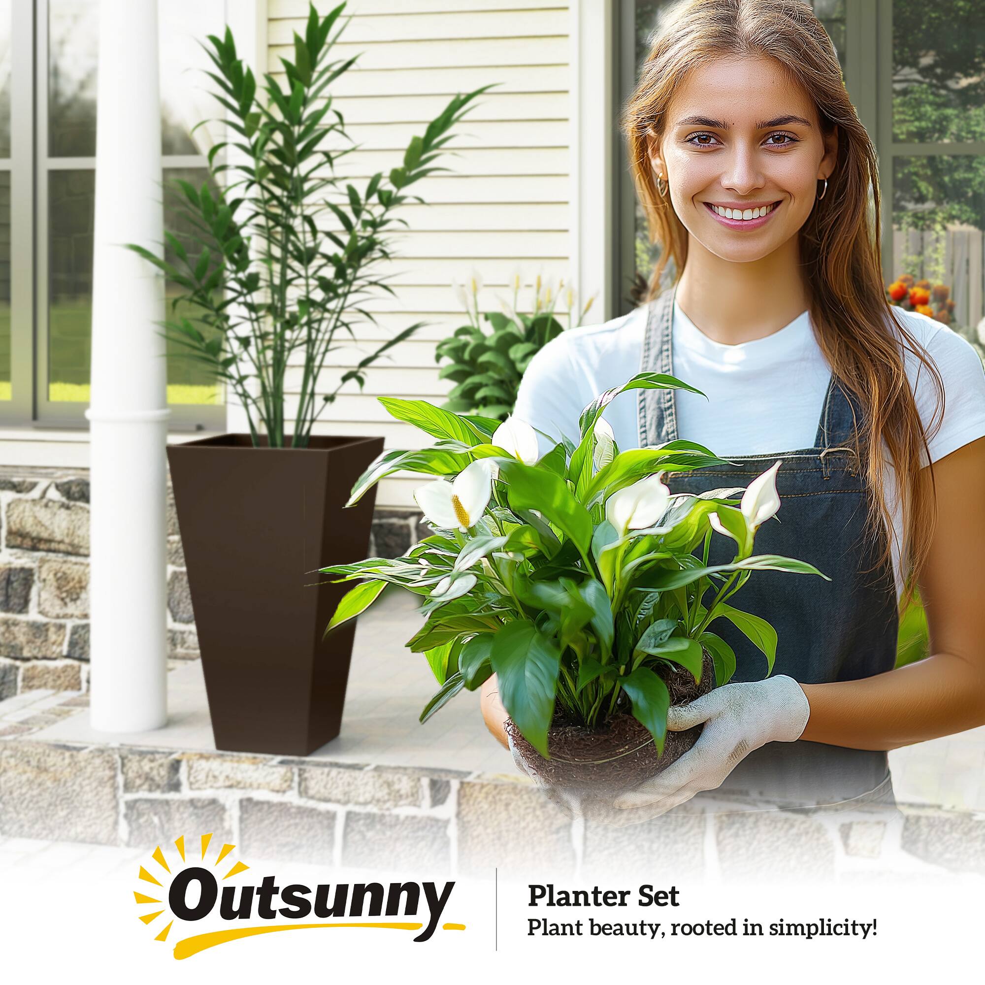 Outsunny
Planter Set
Plant beauty, rooted in simplicity!