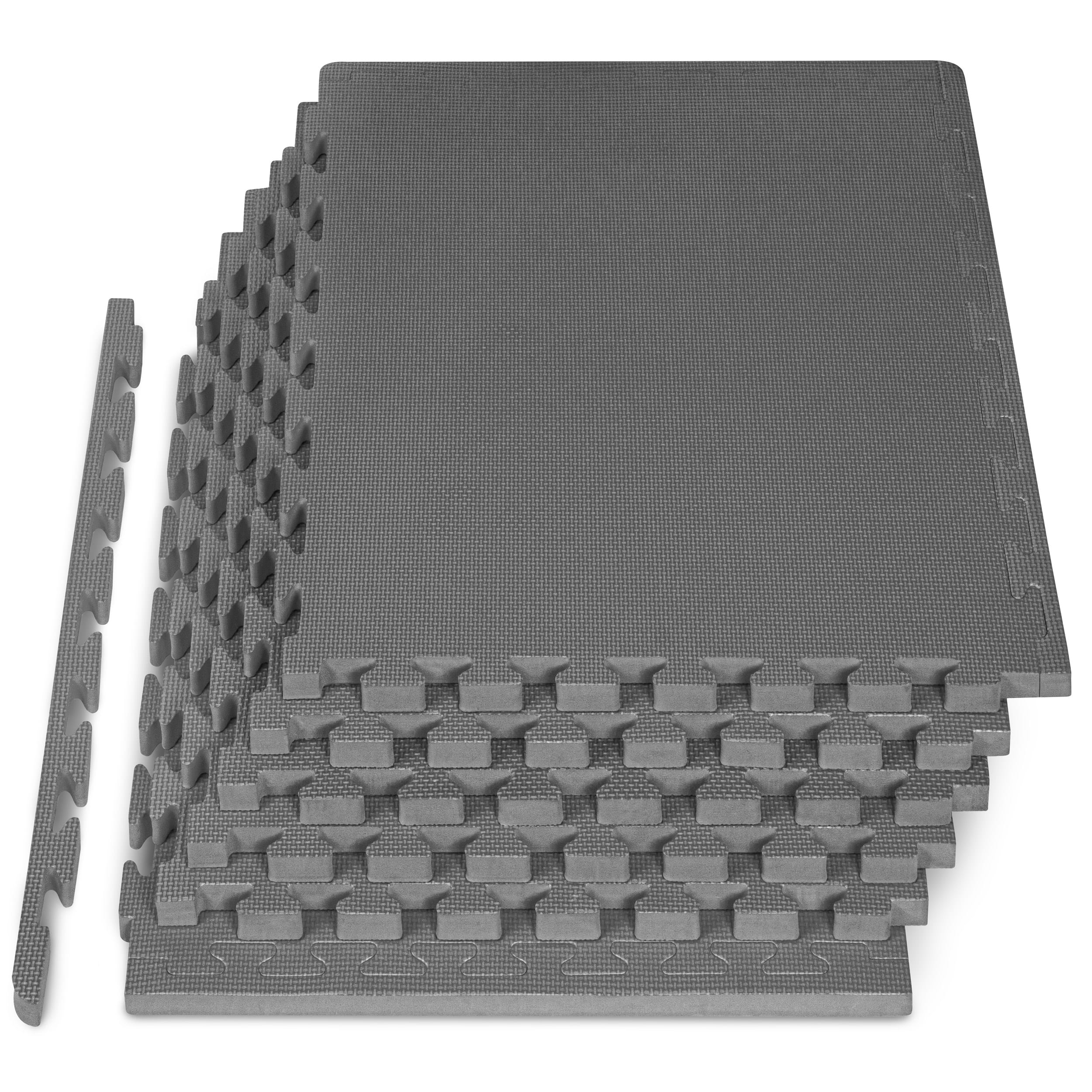 ProsourceFit - Weaved Pattern Exercise Puzzle Mat 1-in, 24 Sq Ft - 6 Tiles - Gray price history on PriceWatchPro