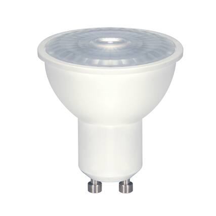 Front. SATCO - Satco MR16 GU10 LED Bulb Warm White 50 Watt Equivalence 1 pk.