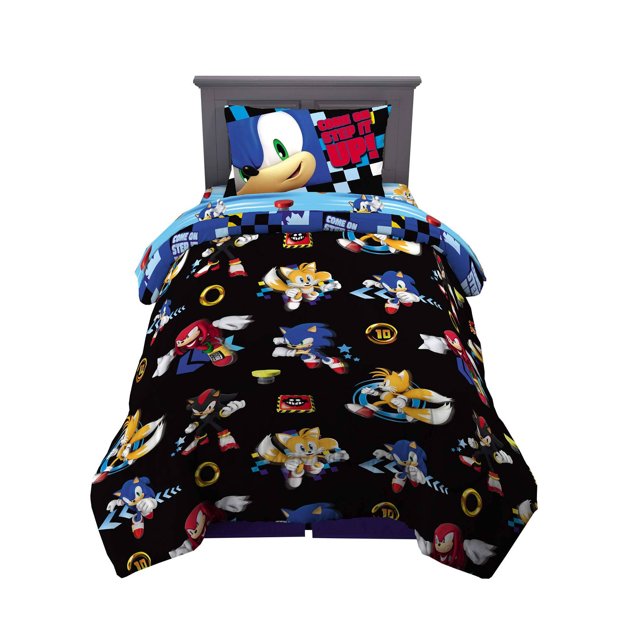 Sonic the Hedgehog 4 Piece Twin Size