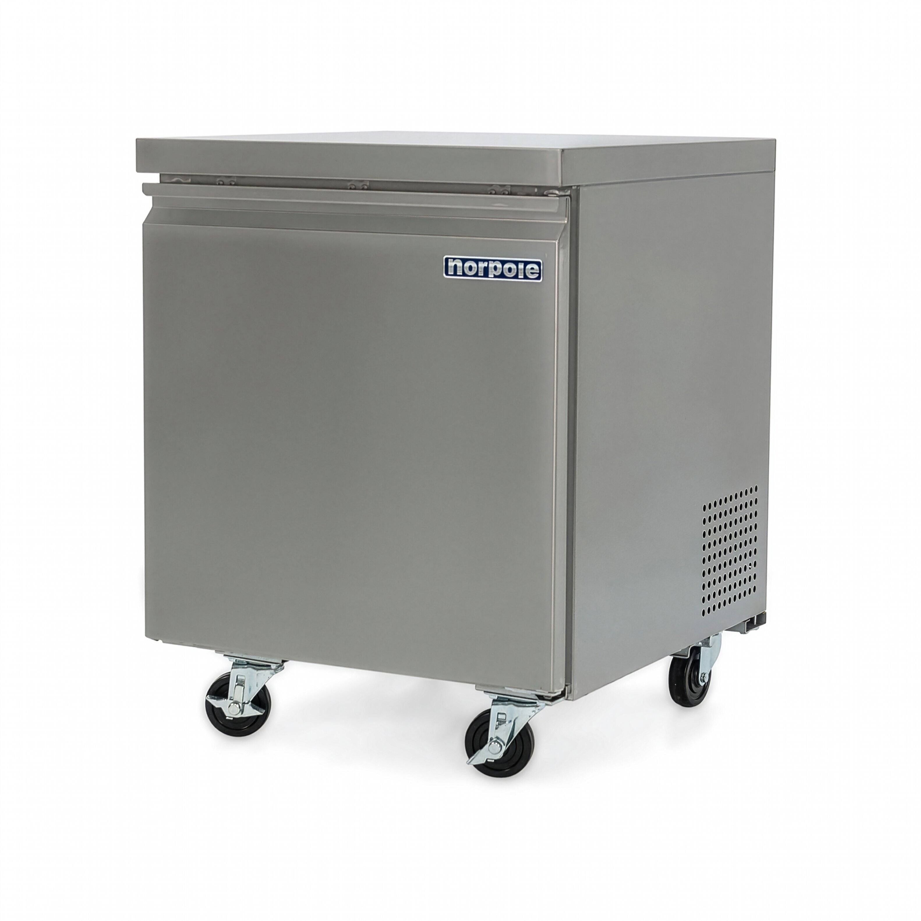 Alt View 2. Magic Chef - Commercial 6 cu. ft. Under Counter Refrigerator in Stainless Steel - Stainless Steel.