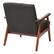 Alt View Zoom 11. OSP Home Furnishings - Davis Mid-Century Fabric Armchair - Klein Charcoal.