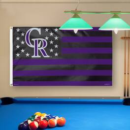 WinCraft - Colorado Rockies Deluxe Stars & Stripes 3' x 5' Flag - Multicolor