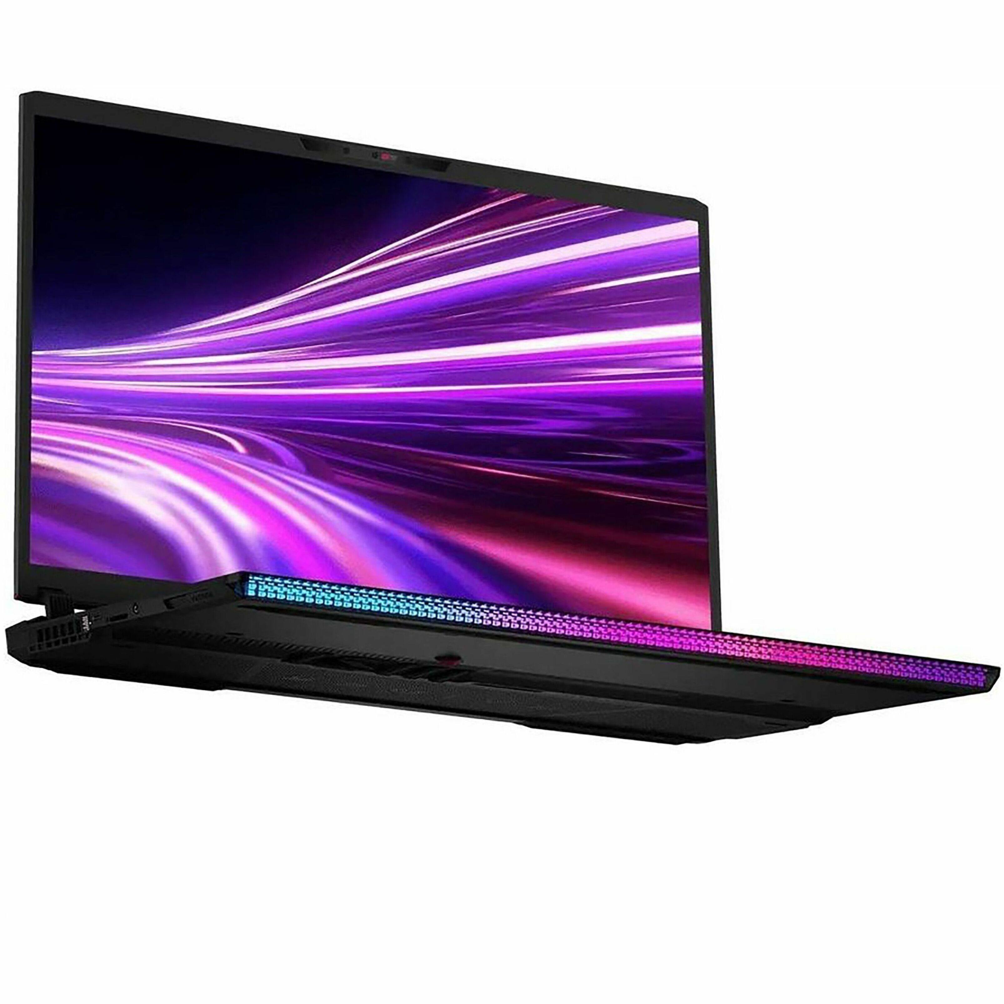 Alt View 16. MSI - Raider GE78 17.3" 240 Hz Gaming Laptop - Intel Core i7-14700HX with 16GB Memory - NVIDIA GeForce RTX 4070 - 1T+512G SSD - Core Black, Black.