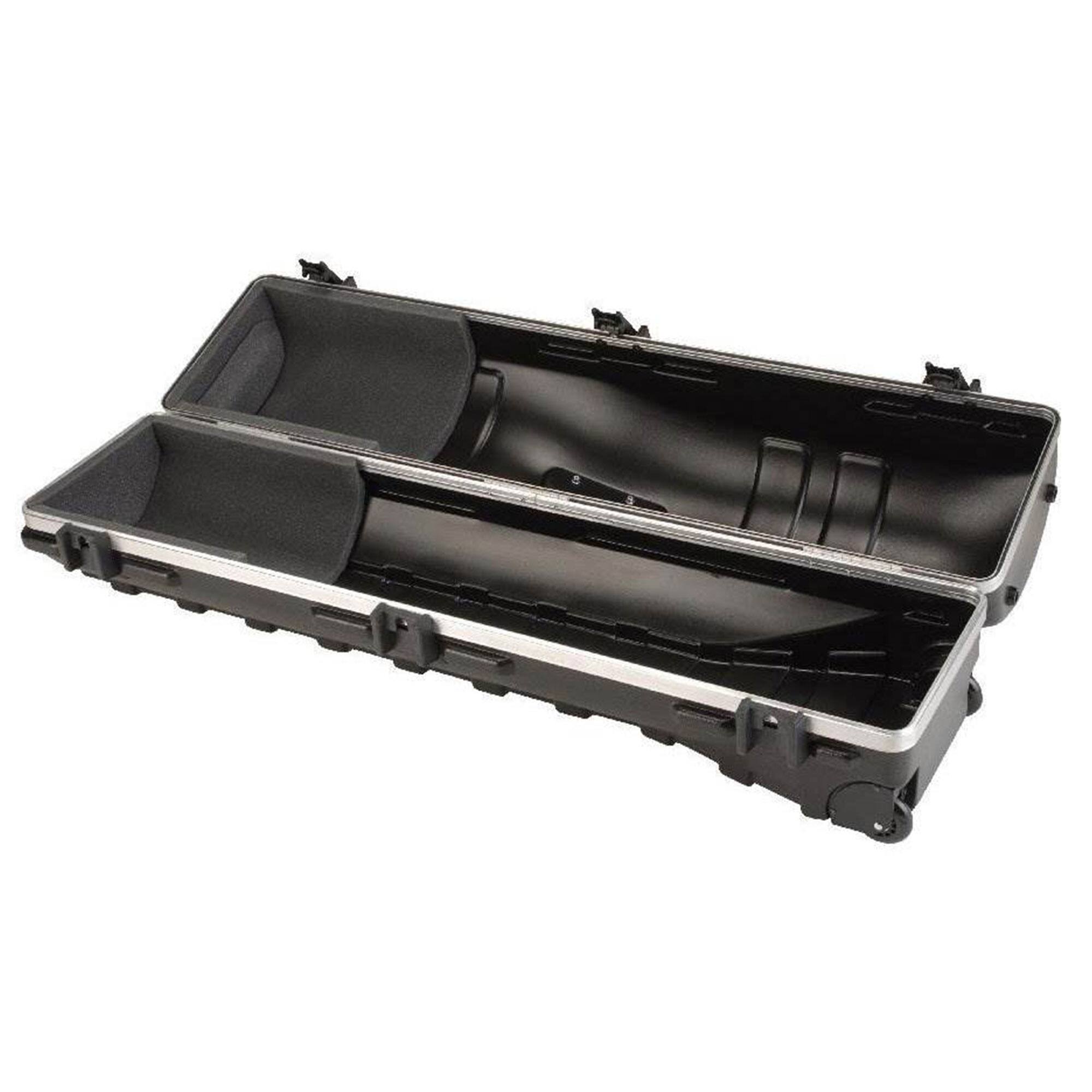 Alt View 2. SKB - SKB Cases ATA Deluxe Hard Plastic Storage Wheeled Golf Bag Travel Case (3 Pack) - Black.