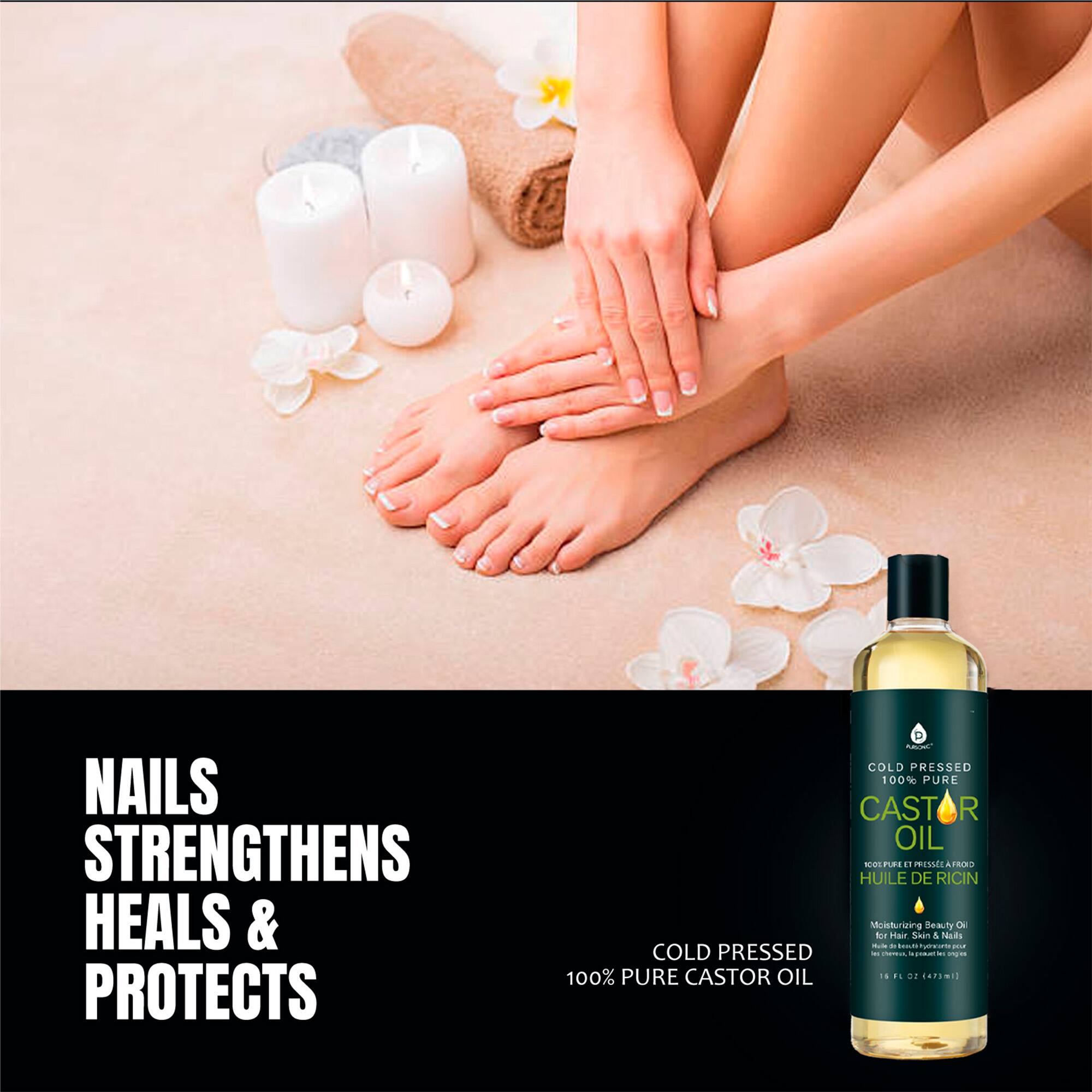 Nails Strengthens Heals & Protects

Cold Pressed 100% Pure Castor Oil

13 Ada

Cold Pressed 100% Pure Castor Oil

Moisturizing Beauty Oil for Nails

1 - 1

Cold Pressed - 100% Pure Castor Oil

d. 4 EaPiN i