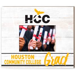 Jardine - Houston Community College 13.5" x 11.5" Grad Frame - White