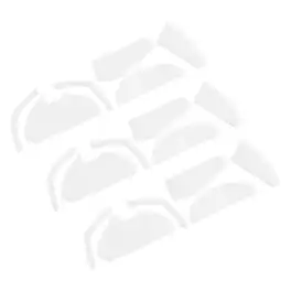 Unique Bargains - Rounded Curved Edges Mouse Feet Pads 1.0mm for G602 Gaming Mouse Feet Replacement 6pcs/3Set - White