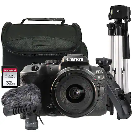 Canon EOS R10
RF-S18-45mm F4.5-6.3 IS STM
Transcend 32GB SDHC I
Canon Lens
AF MF
49mm