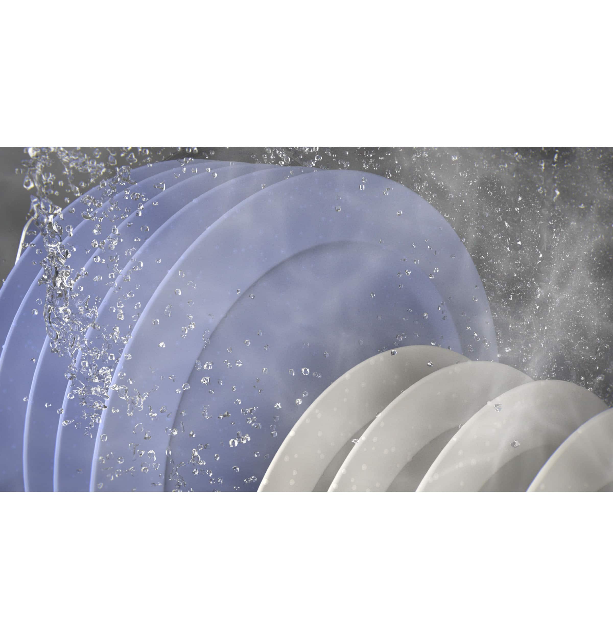 Alt View 16. GE - 24" Top Control Built-In Hybrid Stainless Steel Tub Dishwasher with Dry Boost - Stainless Steel.