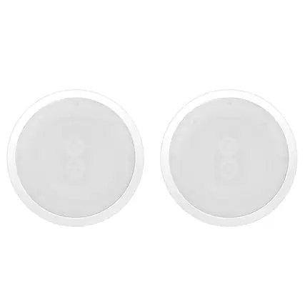 Front. Pyle - Pyle 6.5 Inch 300W Home Audio In-Ceiling or Outdoor Speaker Waterproof (2 Pack).