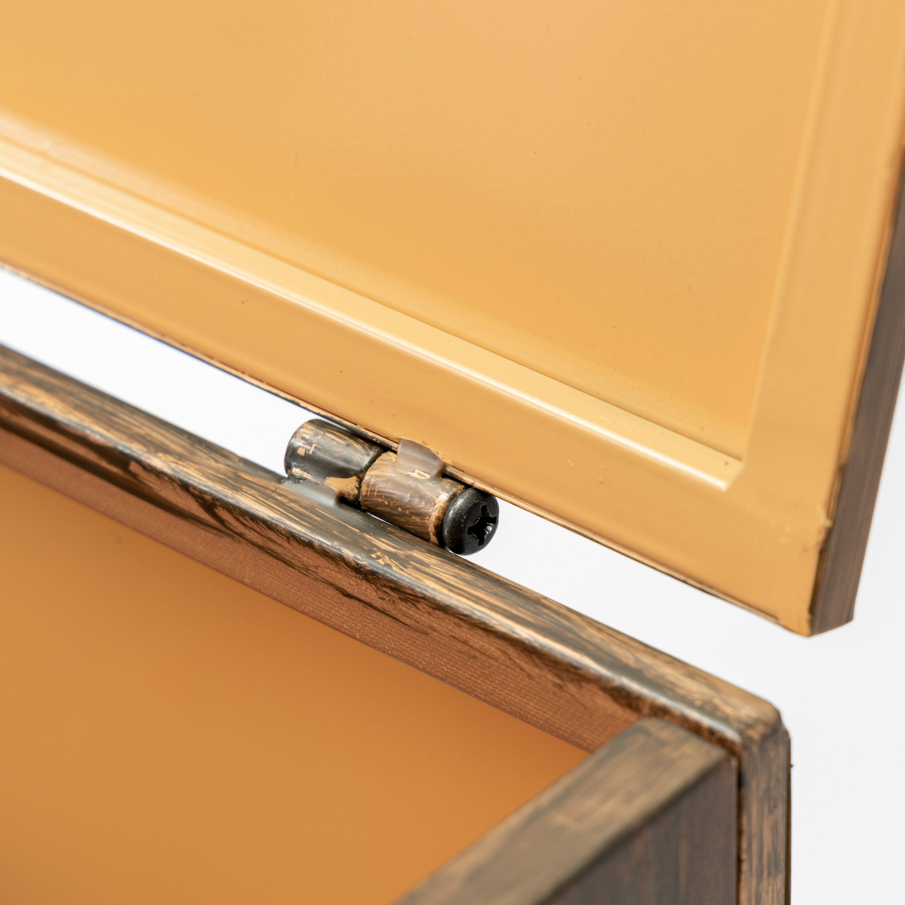 Alt View 2. Mondawe - Imitation wood grain Propane Tank Cover Table - Natural Wood.