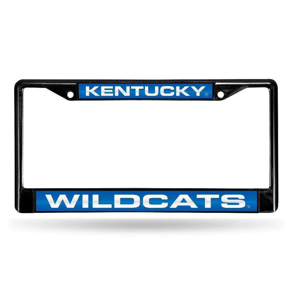 Rico Industries - Kentucky Wildcats Black Metal Laser Cut License Plate Frame - Multi