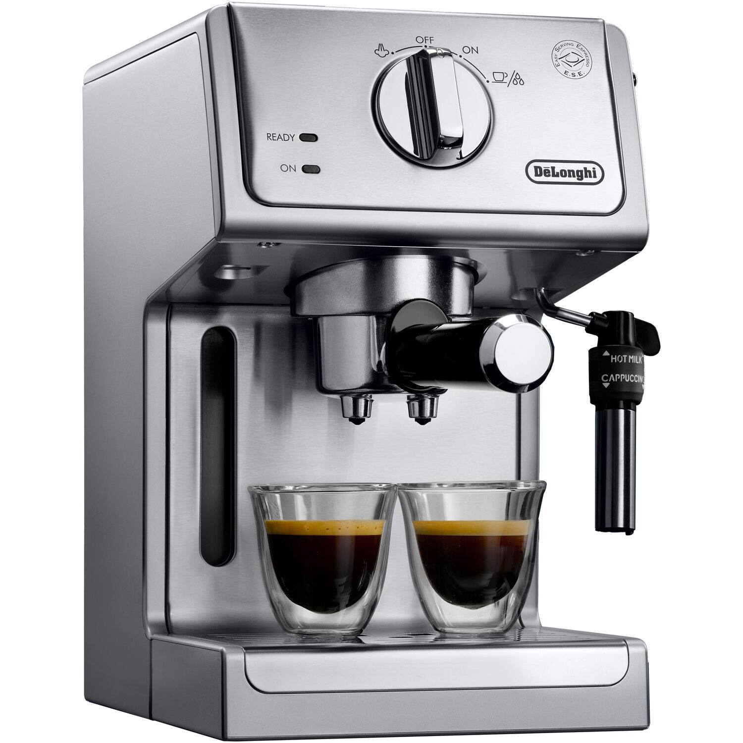 OFF / ON  
READY  
ON  
DeLonghi  
HOT MILK  
CAPPUCCINO