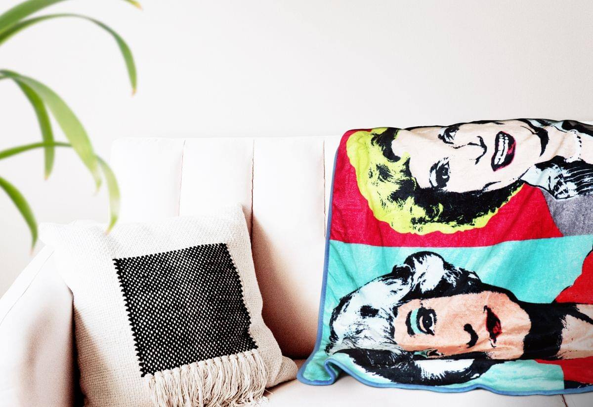 Alt View 3. Just Funky - Golden Girls Warhol Fleece Blanket Comforter | 45"x60" - Multi-Color.