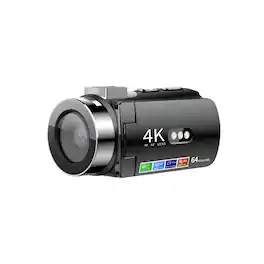 Cluzine - 4K 64MP Digital Camcorder, WiFi, IR Night Vision, with Wireless Mic