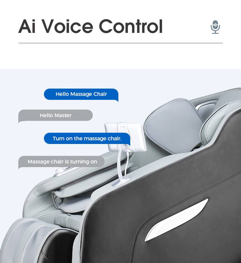 Ai Voice Control

Hello Massage Chair

Hello Master

Turn on the massage chair.

Massage chair is turning on