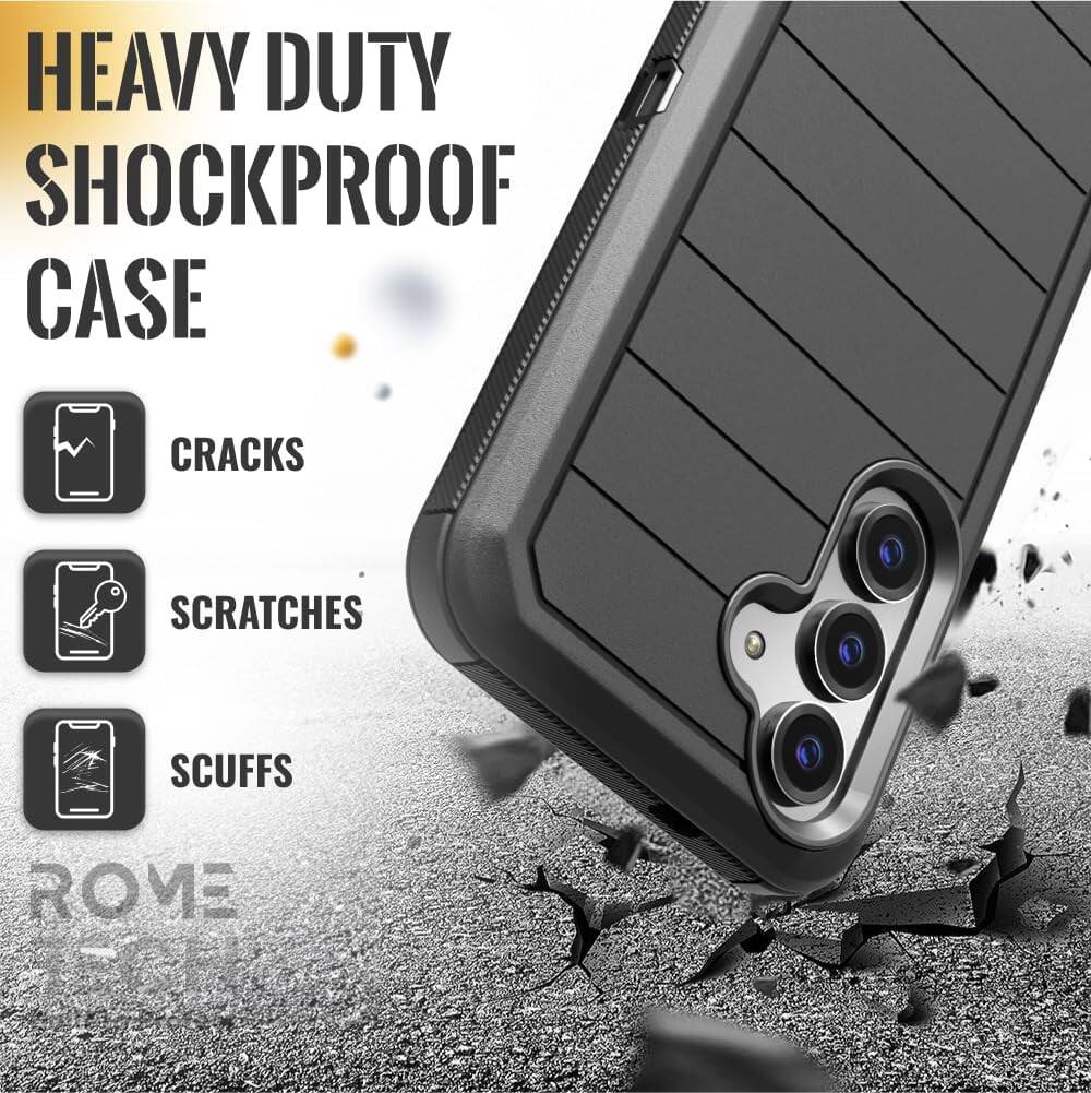 HEAVY DUTY SHOCKPROOF CASE

CRACKS
SCRATCHES
SCUFFS

ROME