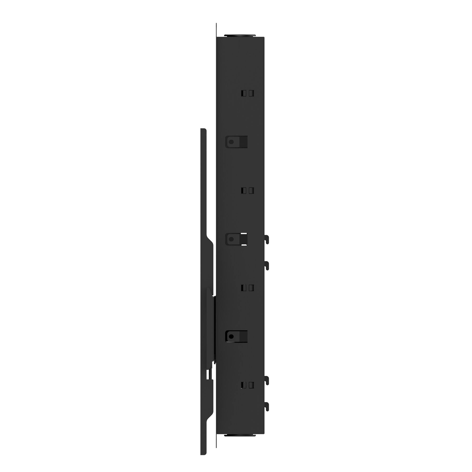 Alt View 1. Kanto - Kanto R600 Recessed In-Wall TV Mount for 65"- 90" TVs - Black.
