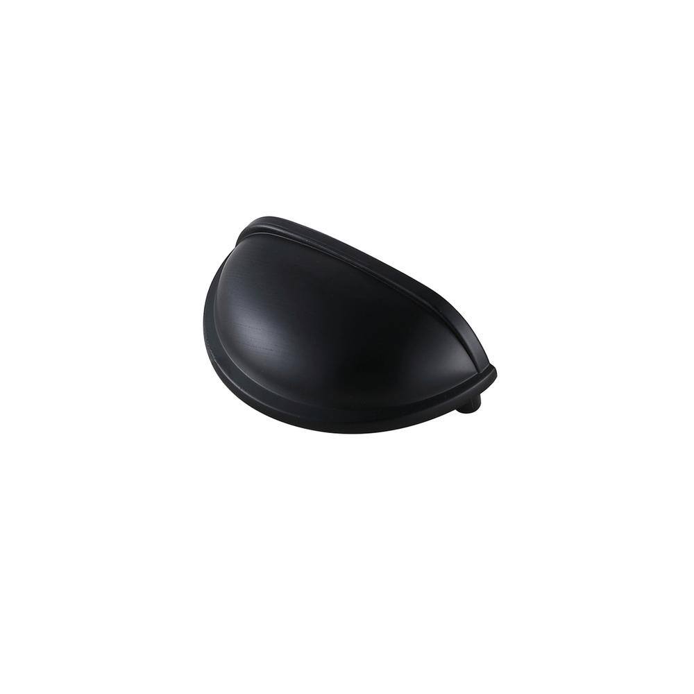 Back. Elegant Decor - Atticus 3" Center to Center Matte Black Cup Bar Pull Multipack (set of 10) - Matte Black.