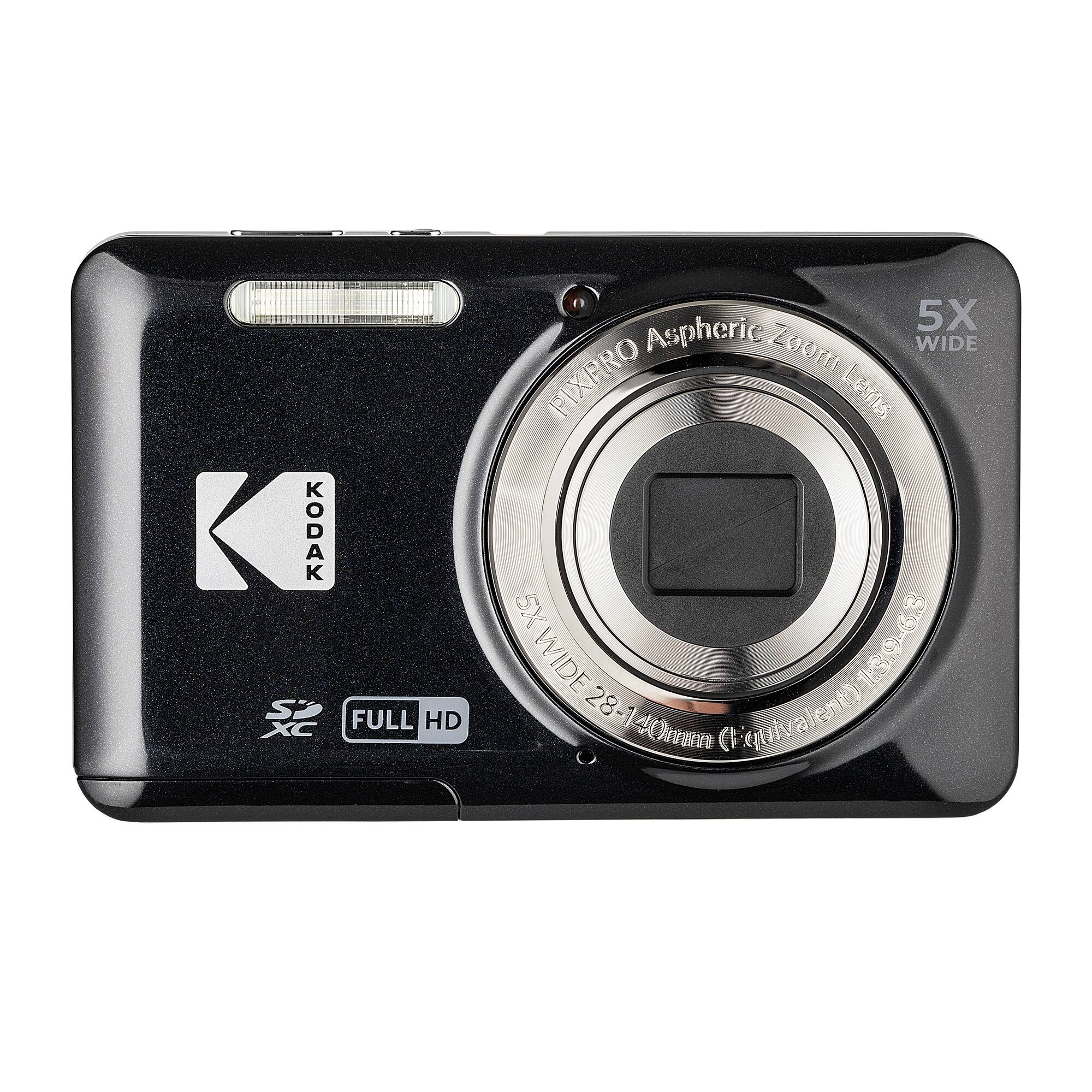 Kodak Pixpro FZ55 Digital Camera in Black (FZ55BK) Bundle with