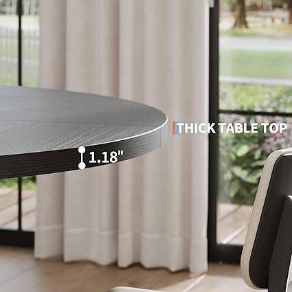 THICK TABLE TOP  
1.18"
