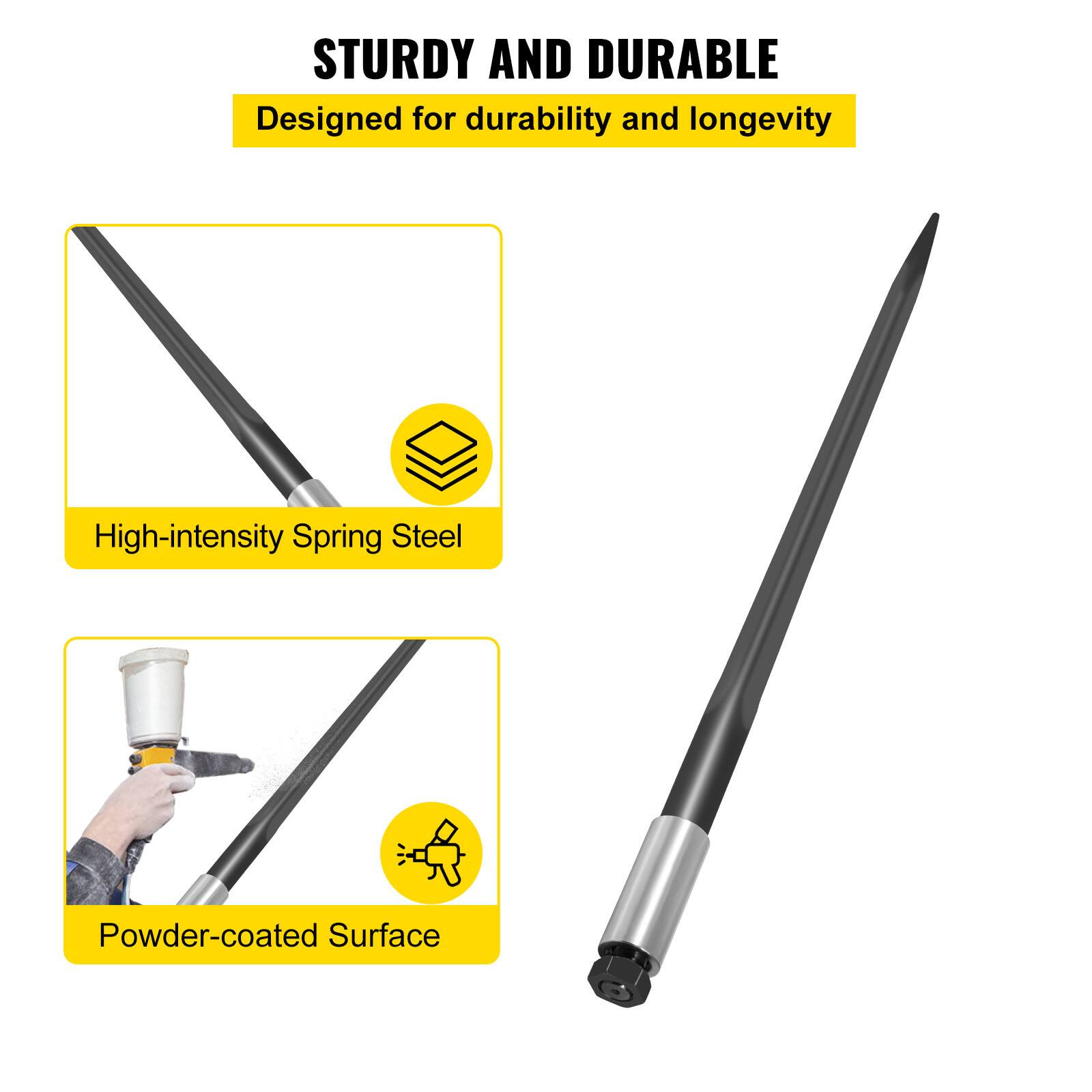 STURDY AND DURABLE  
Designed for durability and longevity  

High-intensity Spring Steel  

Powder-coated Surface