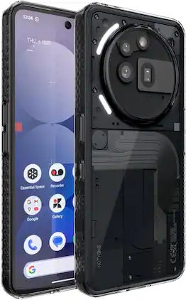 TUDIA - Lucion for Nothing Phone 3a Pro Case Shockproof Anti-Yellowing Transparent - Clear
