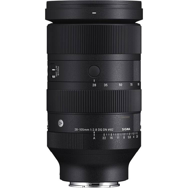 AF MP FOCUS I 28 35 50 70 TE 09920231 28-105mm 1:2.8 DG DN 82 - I A 22 16 SIGMA 11 8 5.6 4 28