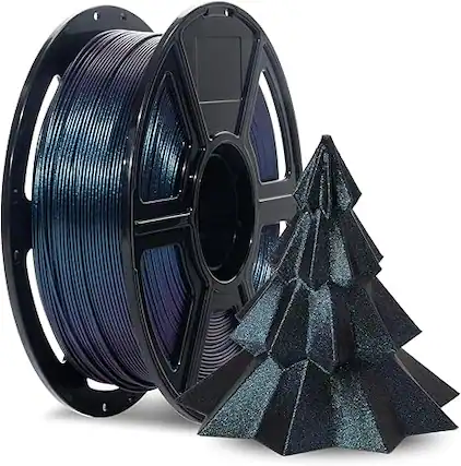 Front. Flashforge - HS PETG 1.75mm High-Speed Filament - 600mm/s, Anti-Tangle, Low Shrinkage, Fits Most 1.75mm 3D Printers - Burnt Titanium.