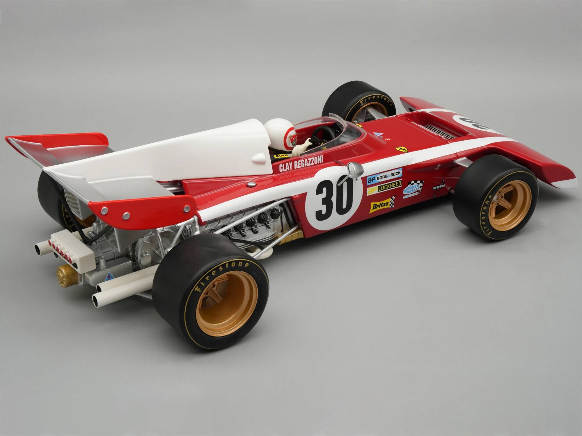 Firestone  
86-33  
CLAY REGAZZONI  
BORG&BECK  
BECK  
ap ap  
LOCKHEED  
MARKELL  
30  
Britax  
KONI