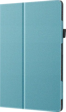 Left. SaharaCase - Bi-Fold Folio Case for Apple iPad 10.2 (8th Generation 2020 and 9th Generation 2021) - Aqua.