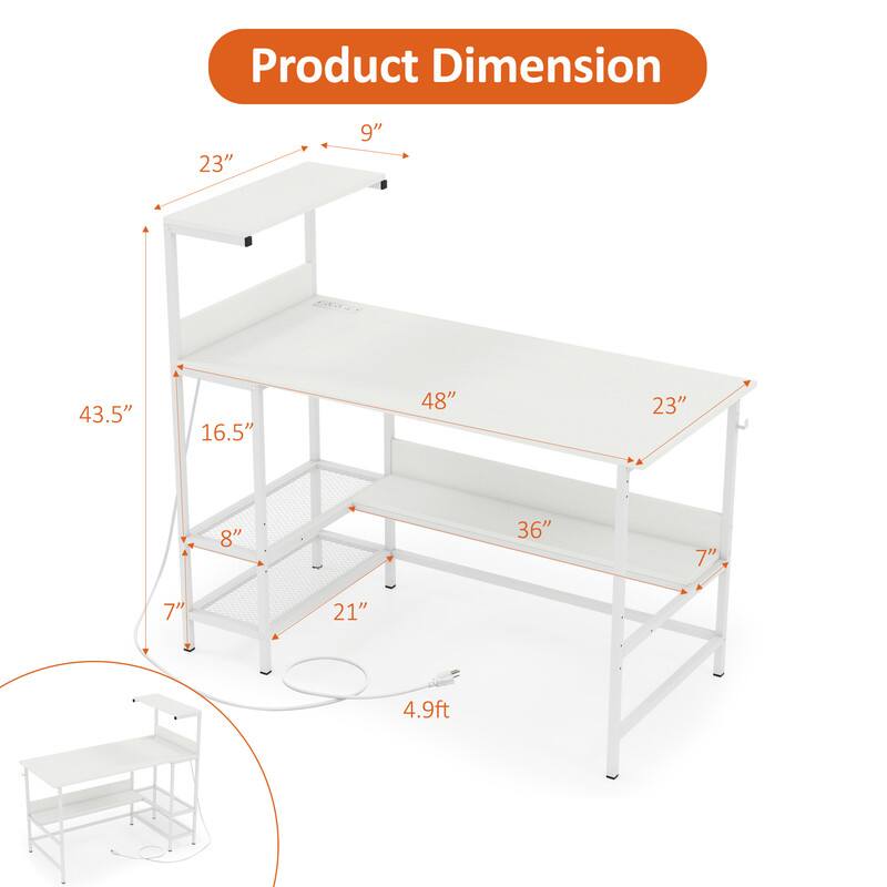 Product Dimension: 23" x 9" x 43.5" x 16.5" x 48" x 23" x 8" x 36" x 7" x 7" x 21" x 4.9ft