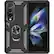 Front. SaharaCase - Heavy Duty Kickstand Series Case for Samsung Galaxy Z Fold4 - Black.